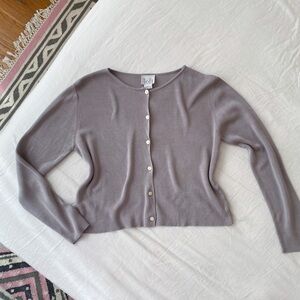 Vintage Silk Knit Cardigan
